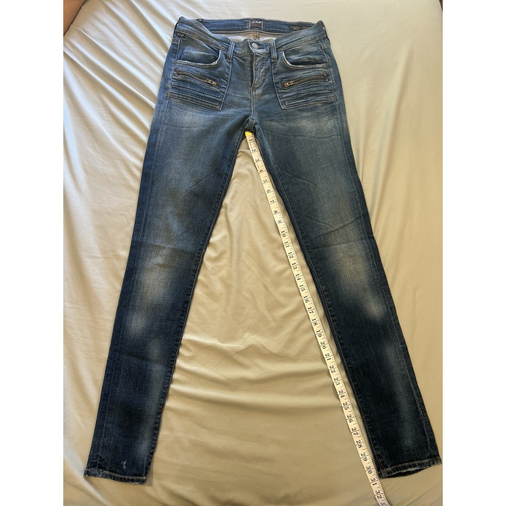 Citizens Of Humanity Jeans Women's Size 26 Blue Low Waist Skinny Leg